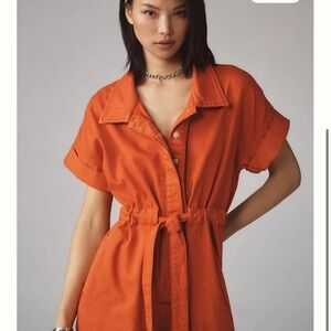 Pilcro Orange Jumpsuit